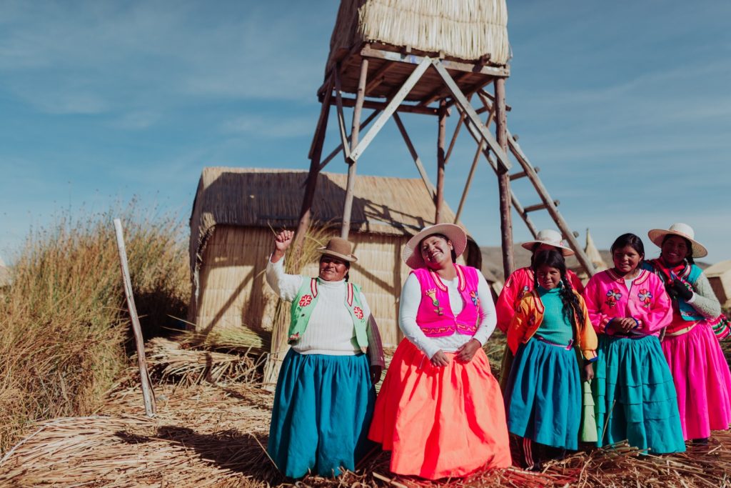 Puno with kids - Orange Nation Peru