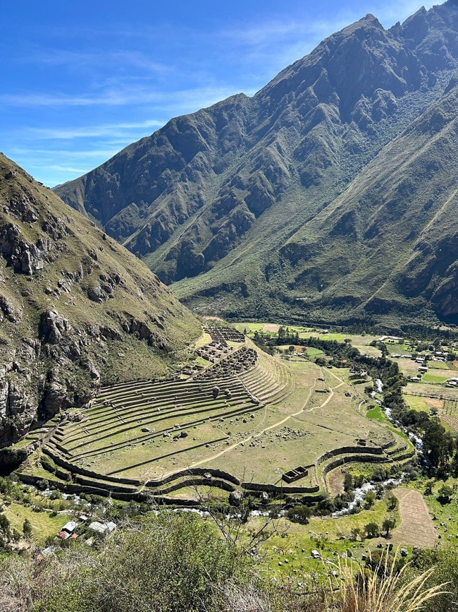 Llactapata Ruins (View point to Machu Picchu) - Orange Nation
